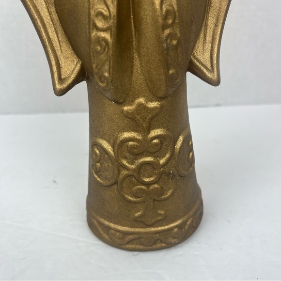 70s vintage gold ceramic Angel-MCM,kitschy-10.5” - Picture 4 of 12